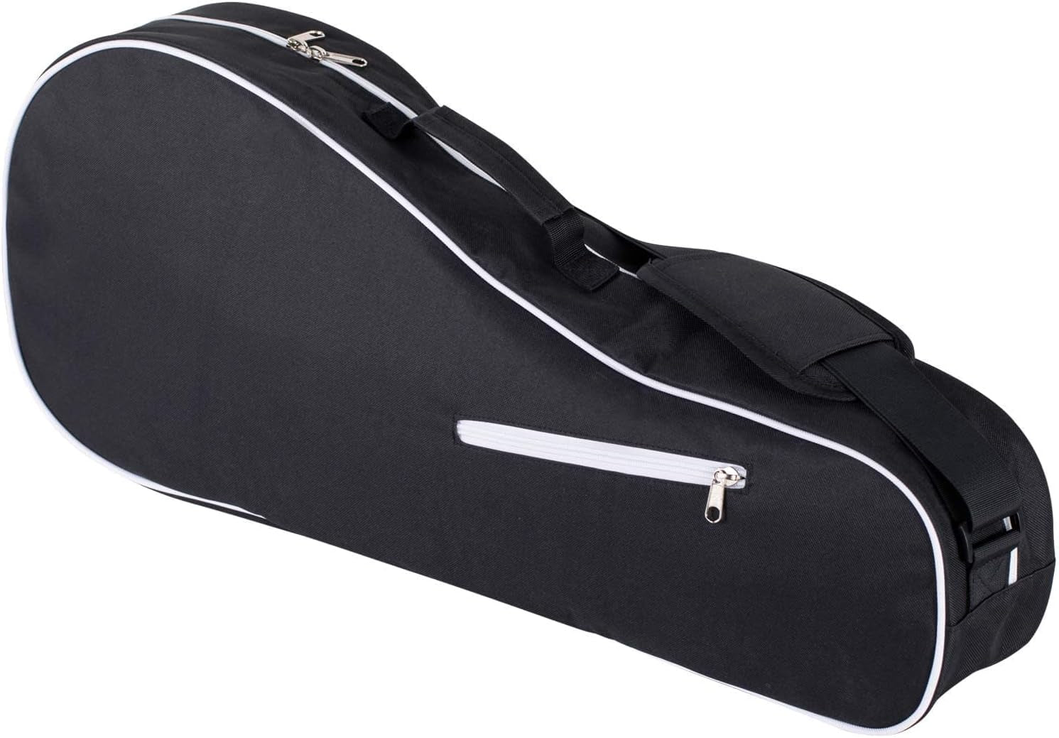 3 Racquet Tennis-Bag Premium Tennis-Racket-Bag with Protective Pad, Professional or Beginner Tennis Players, Lightweight Tennis Bag for All Ages,Black