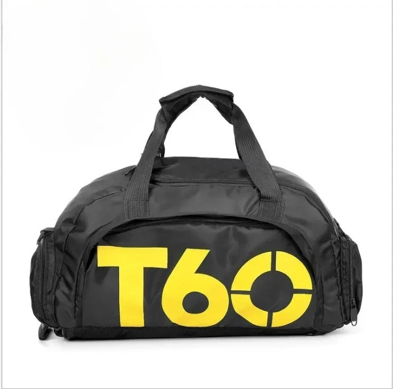 Fitness Bag Oxford Dry Wet Gym Bag Large Capacity Fitness Training Bag Shoe Compartment Wear-Resistant for Men Women